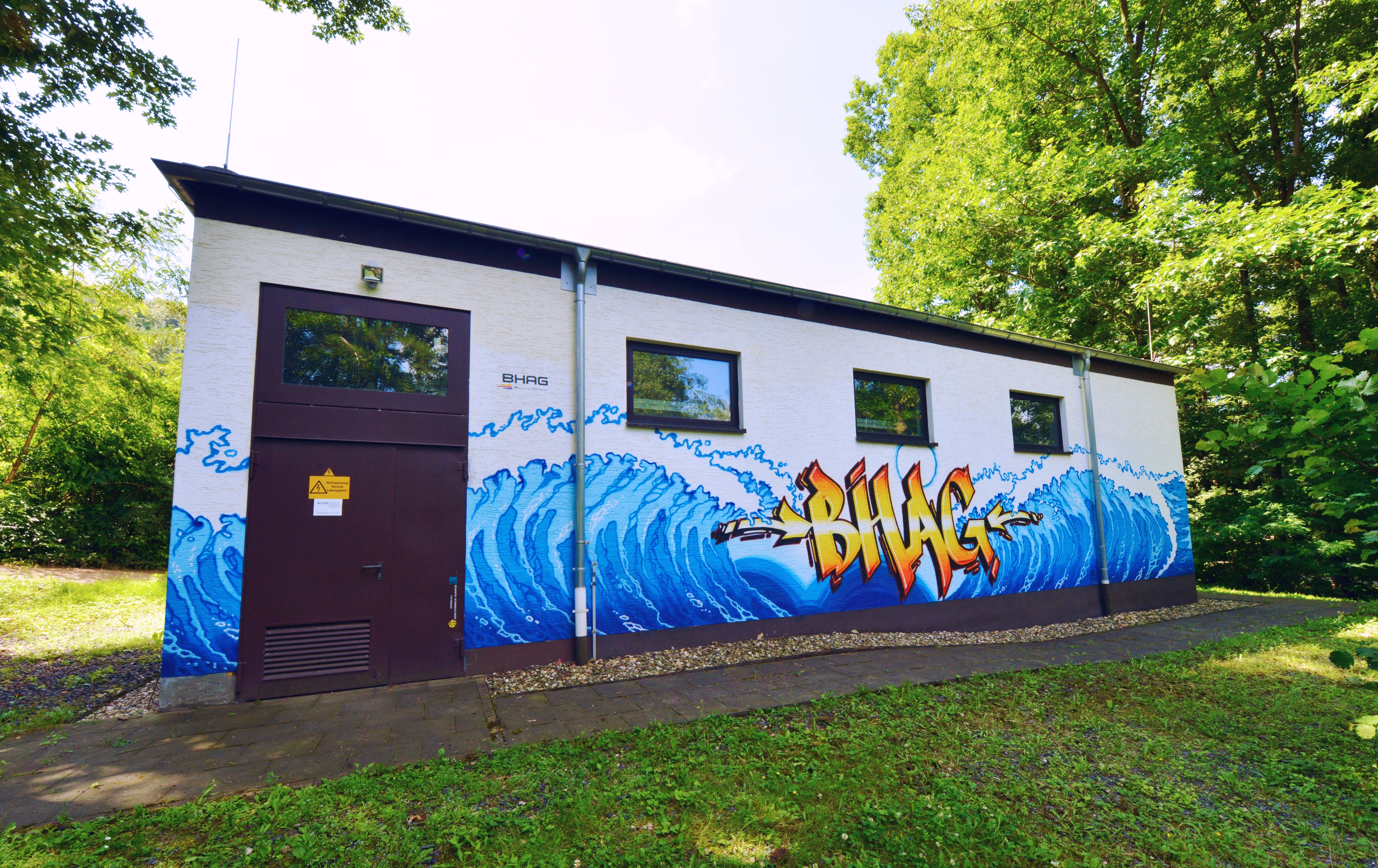 BHAG Graffiti-Kunst Umspannanlage Rheinbreitbach